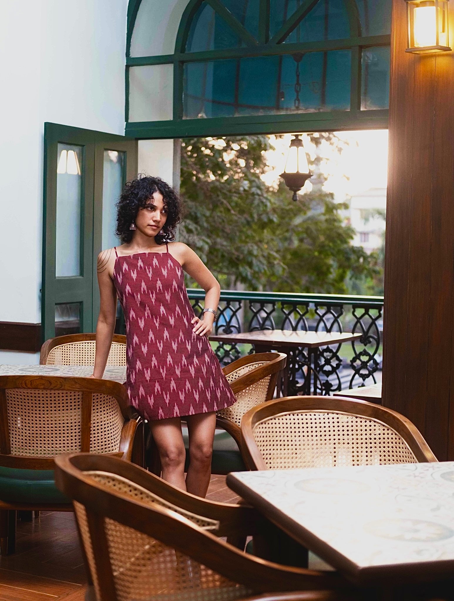 ikat short dress Rails | Fiorella Dress - Blue Ikat | Size M